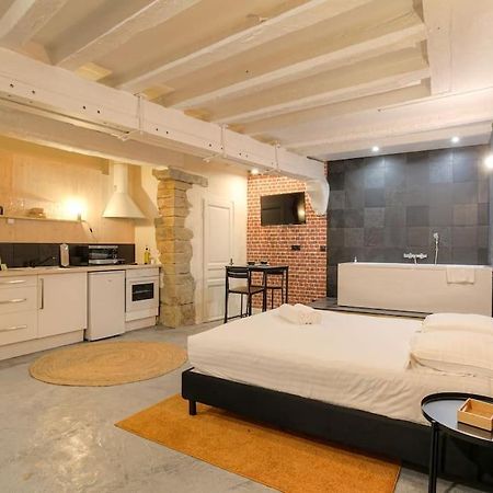 Industrial-Style Studio With Bathtub, Vieux-リヨン エクステリア 写真